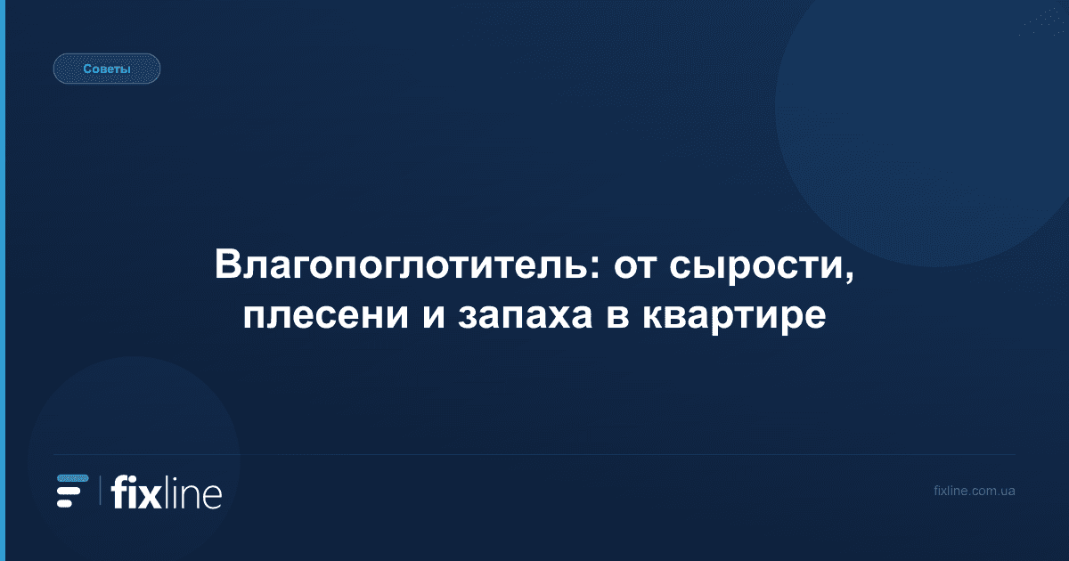 Влагопоглотитель: от сырости, плесени и запаха в квартире