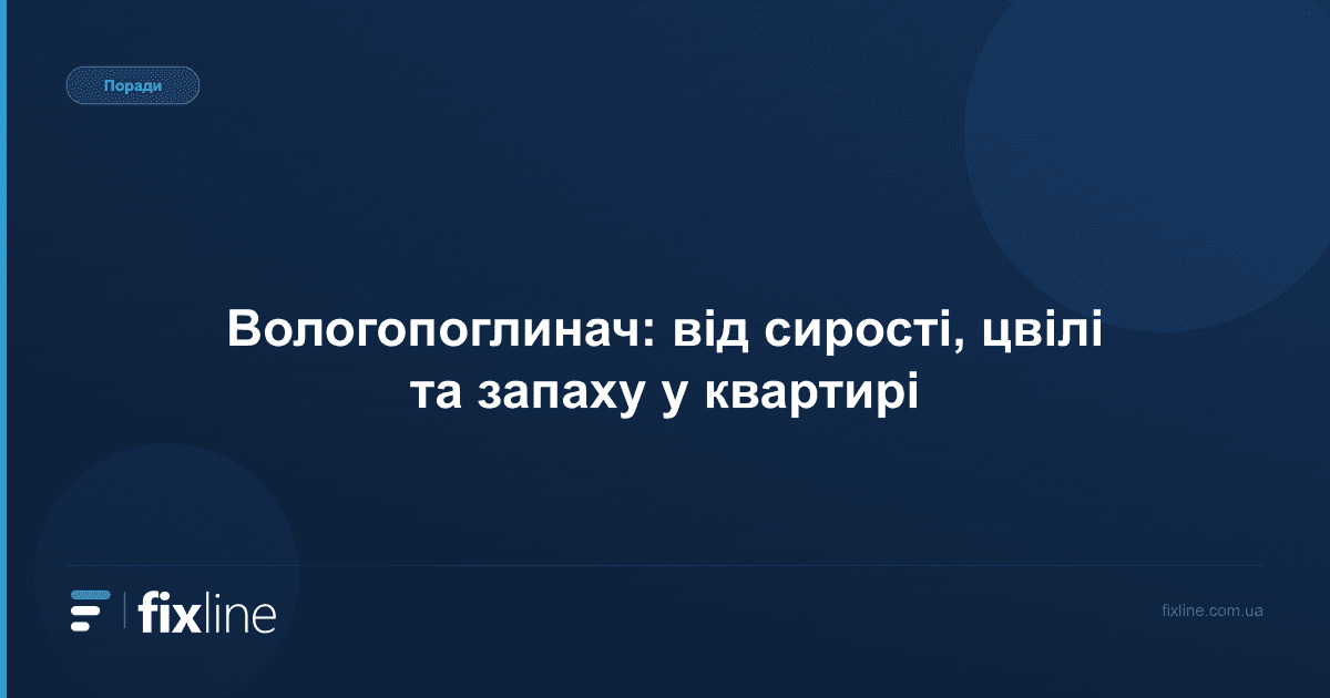 Вологопоглинач: від сирості, цвілі та запаху у квартирі