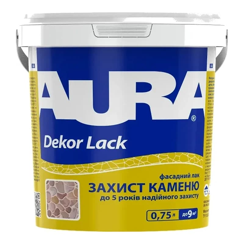 Aura Dekor Lack — Фасадний лак для каменю, 0,75 л