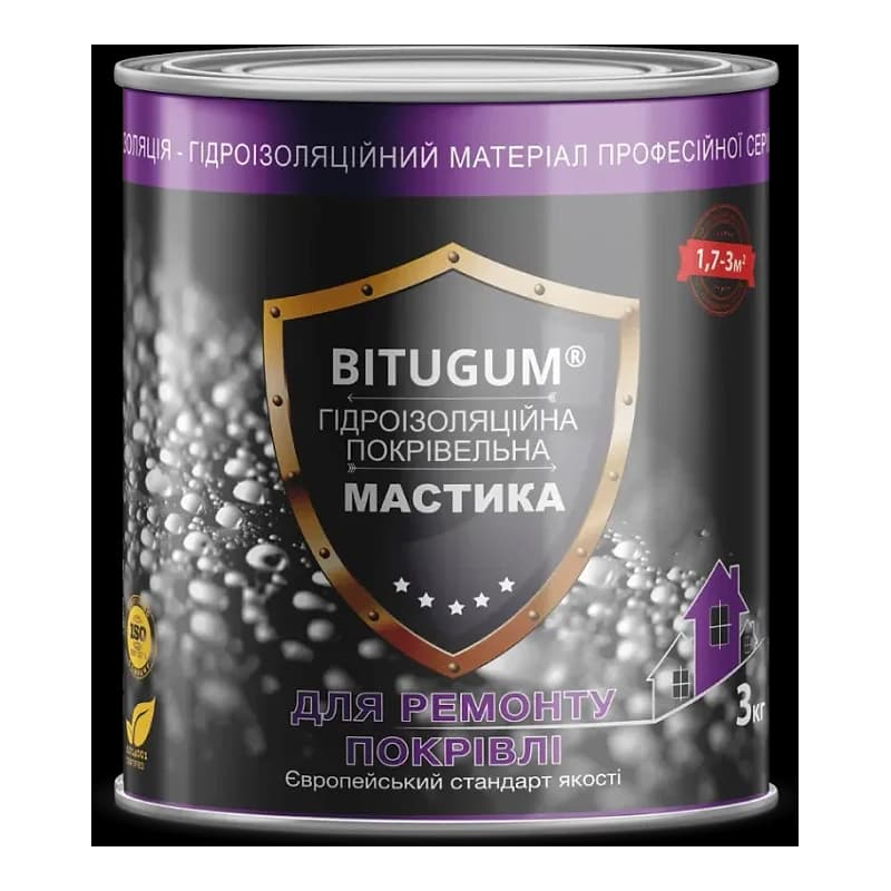 Мастика Bitugum гідроізоляційна, 3 кг