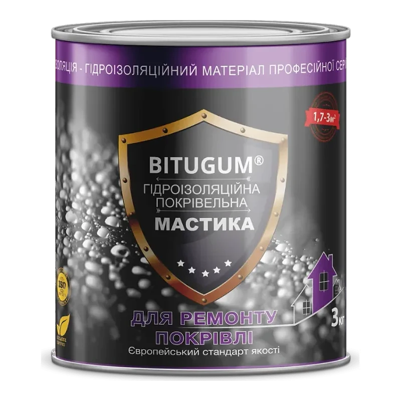 Мастика Bitugum гідроізоляційна, 3 кг