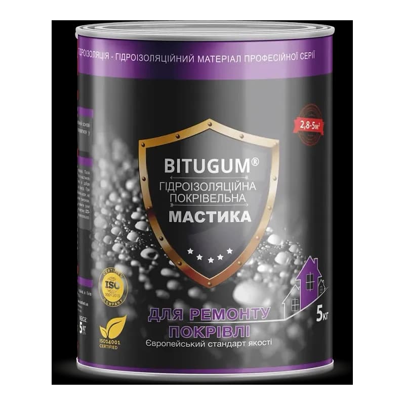 Мастика Bitugum гідроізоляційна, 5 кг