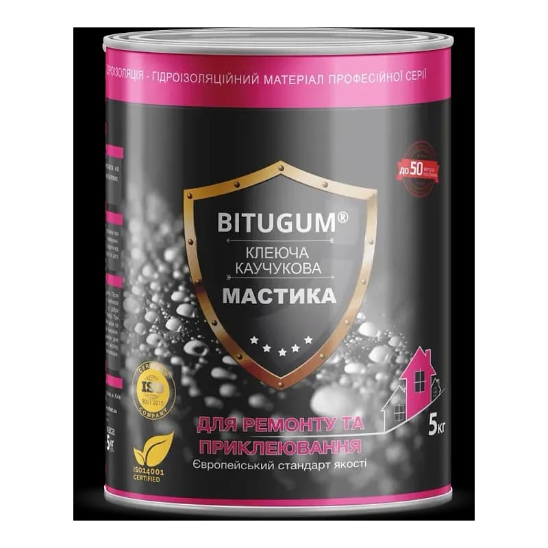 Мастика Bitugum клеюче-каучукова, 5 кг