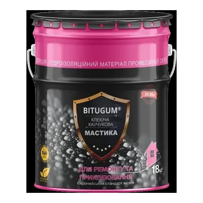 Мастика Bitugum клеюче-каучукова, 18 кг