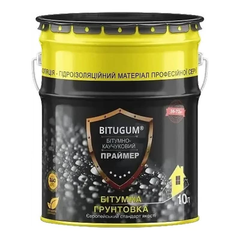 Праймер Bitugum бітумно-каучуковий, 10 л