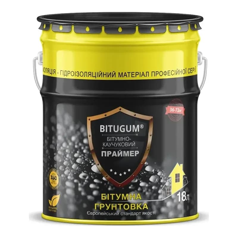 Праймер Bitugum бітумно-каучуковий, 18 л