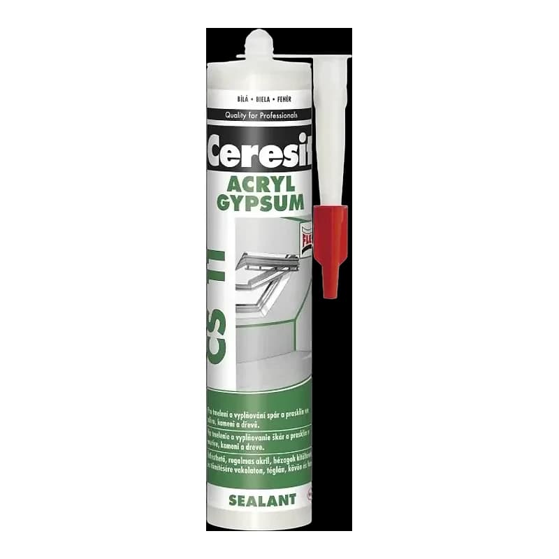 Герметик акриловий Ceresit CS 11, білий, 280 мл 0,28 л