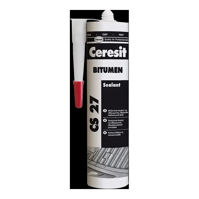 Герметик бітумний Ceresit CS 27, чорний, 300 мл 0,3 л