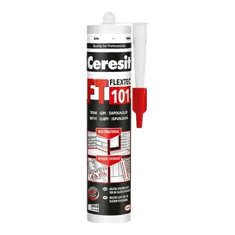 Клей-герметик Ceresit FT 101, поліуретановий, 280 мл 0,28 л