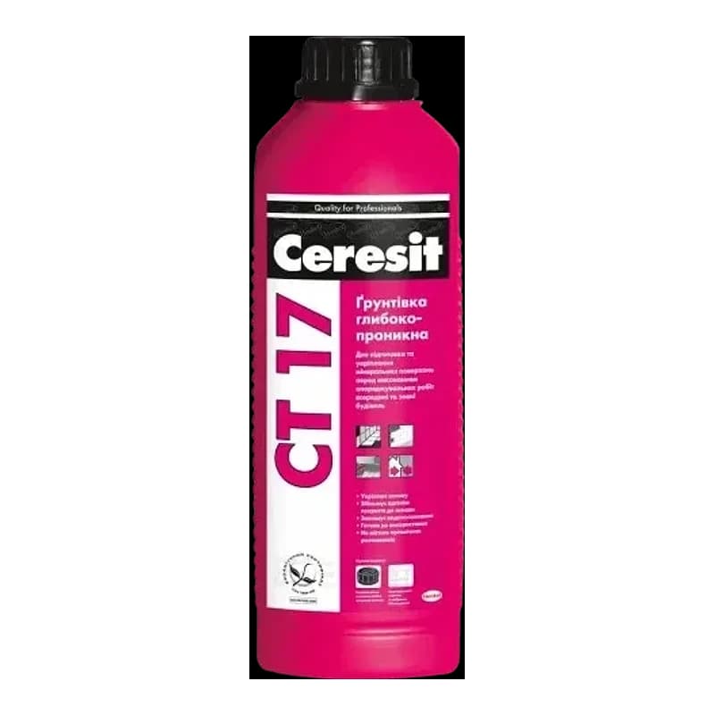 Грунтовка Ceresit CT 17 глибокопроникаюча, 2 л