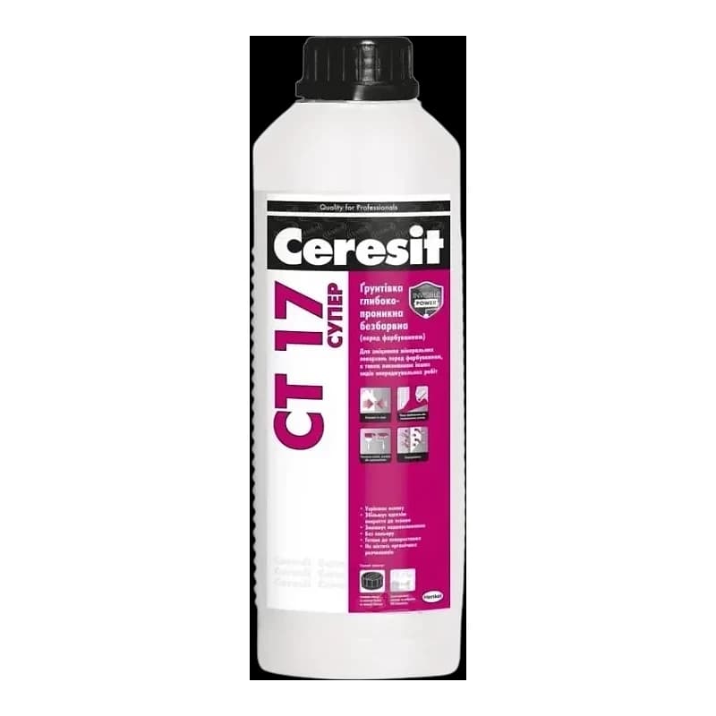 Грунтовка Ceresit CT 17 Супер глибокопроникаюча, 2 л