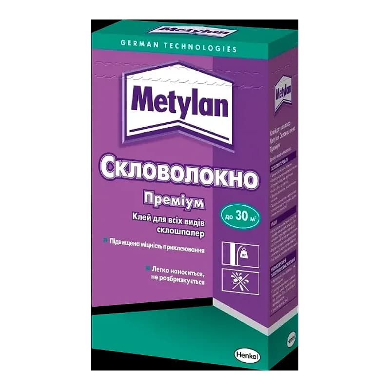 Клей для шпалер Metylan Скловолокно Преміум, 500 г 0,5 кг