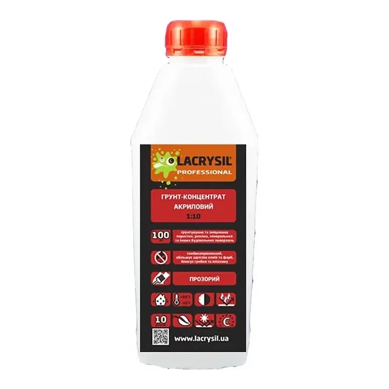 Грунт-концентрат 1:10 Lacrysil, 1 л