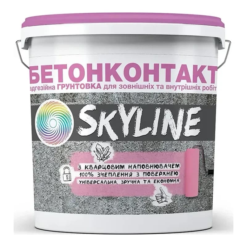 Грунтовка БЕТОКОНТАКТ SKYLINE, адгезійна кварцева, 1,4кг 1,4 кг