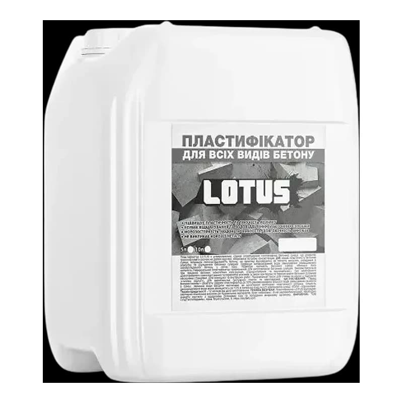 Пластифікатор Lotus для бетону, 10 л