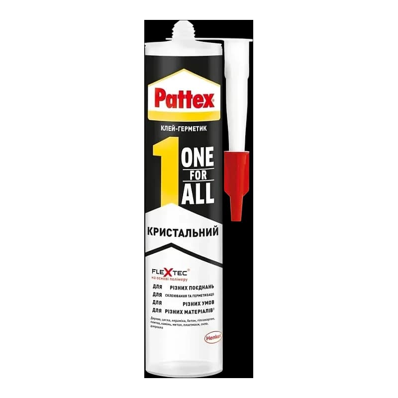 Клей-герметик Pattex Crystall, 290 г