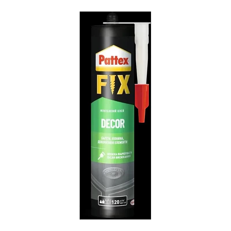 Клей монтажний Pattex FIX Decor, 380 г