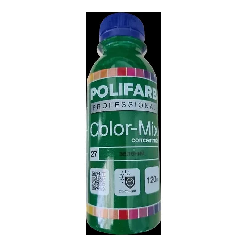 Колорант Polifarb Color Mix арт.27 зелений 0,12 л