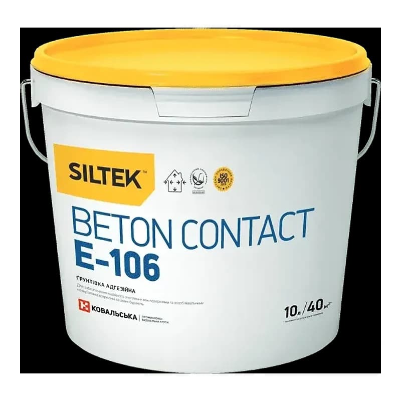 Грунтовка Siltek E-106 Beton Contact адгезійна, 10 л