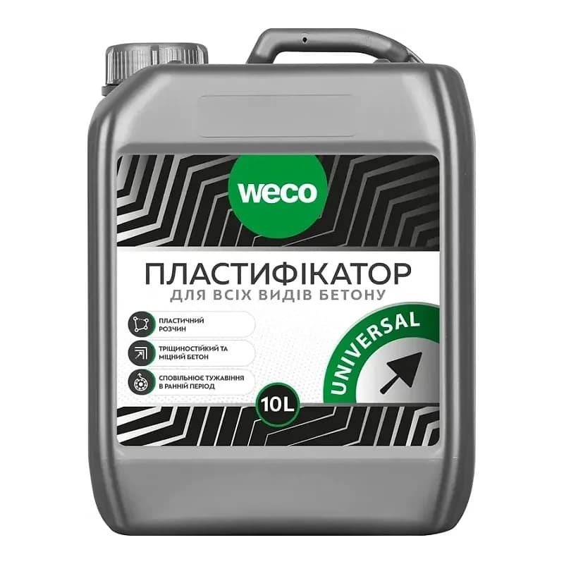 Пластифікатор Weco для всіх видів бетону, 10 л