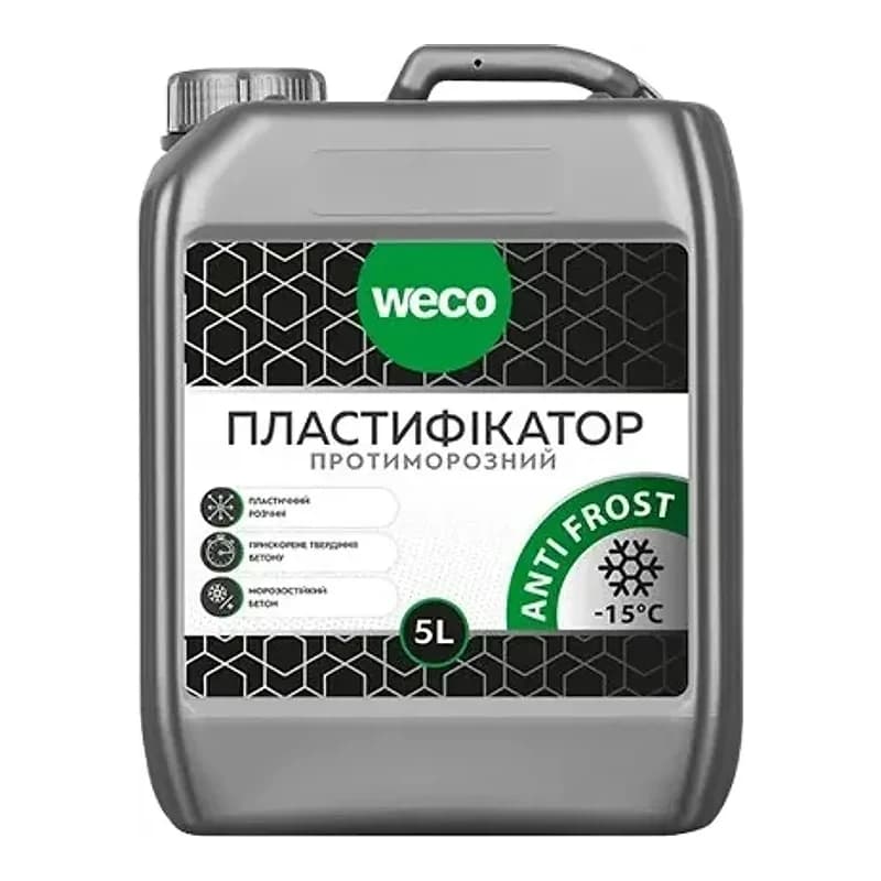 Пластифікатор Weco Протиморозний, 5 л