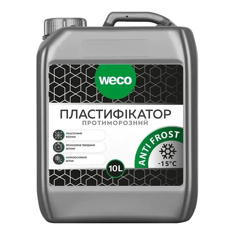 Пластифікатор Weco Протиморозний, 10 л